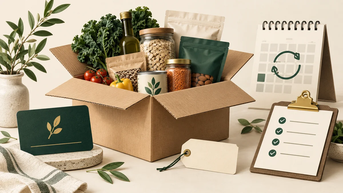 Thrive Market savings guide showing membership, first-order offers and recurring delivery checks